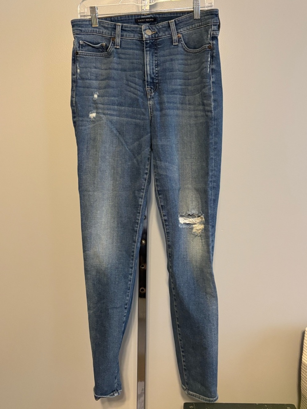 Lucky Brand Womens Jeans Denim Blue Size 12/31 Hayden Skinny HR Long